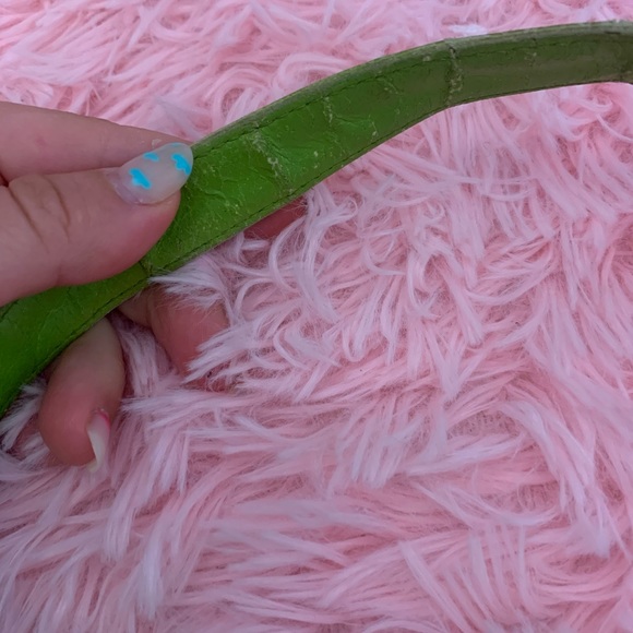 SOLD Fendi Mamma Baguette Mini / Green leather - Picture 6 of 15